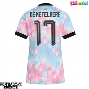 Belgie Charles De Ketelaere #17 Dámské Venkovní Dres MS 2026 Krátký Rukáv